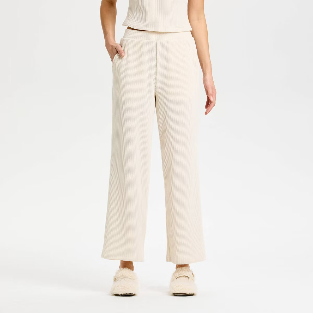 Women's Embroidered High-Rise Straight Leg Pull-On Pants - Universal Thread™ | Target