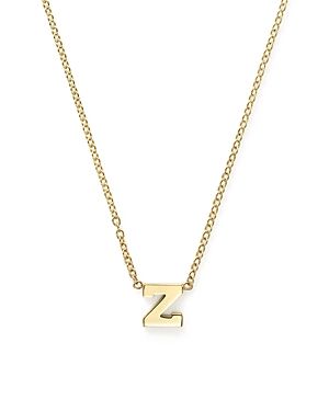 Zoe Chicco 14K Yellow Gold Initial Necklace, 16 | Bloomingdale's (US)