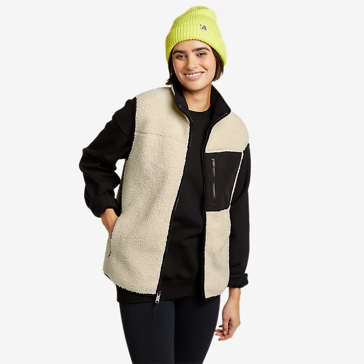 Women's Chilali Faux Shearling Fleece Vest | Eddie Bauer, LLC