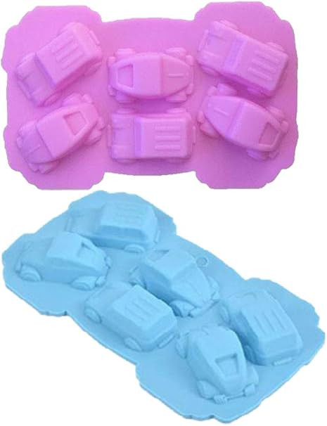 Silicone Chocolate Molds Car Cars Candy Molds for Jello, Crayons, Fondant, Hard Candy, Keto Fat B... | Amazon (US)