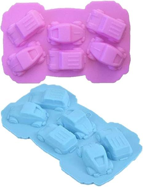 Silicone Chocolate Molds Car Cars Candy Molds for Jello, Crayons, Fondant, Hard Candy, Keto Fat B... | Amazon (US)