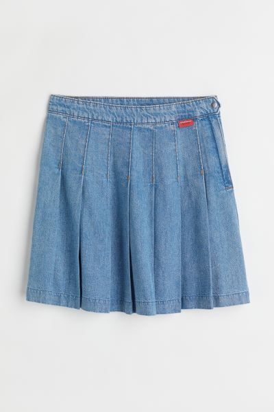 Pleated Denim Skirt | H&M (US)