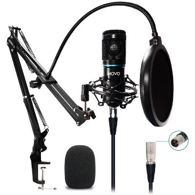Movo PodPak Podcast Equipment Bundle with Microphone, Boom Arm, and Pop Filter | Target