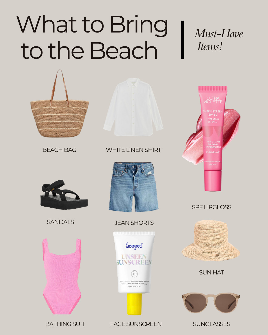 Here’s everything I bring for a perfect beach day—flattering swimsuits, the roomiest tote, chic cover-ups, and little things that make a big difference (like a non-greasy SPF and a towel that actually dries fast). I linked all my favorites for you right here! 

 

#LTKSeasonal #LTKFindsUnder100 #LTKTravel