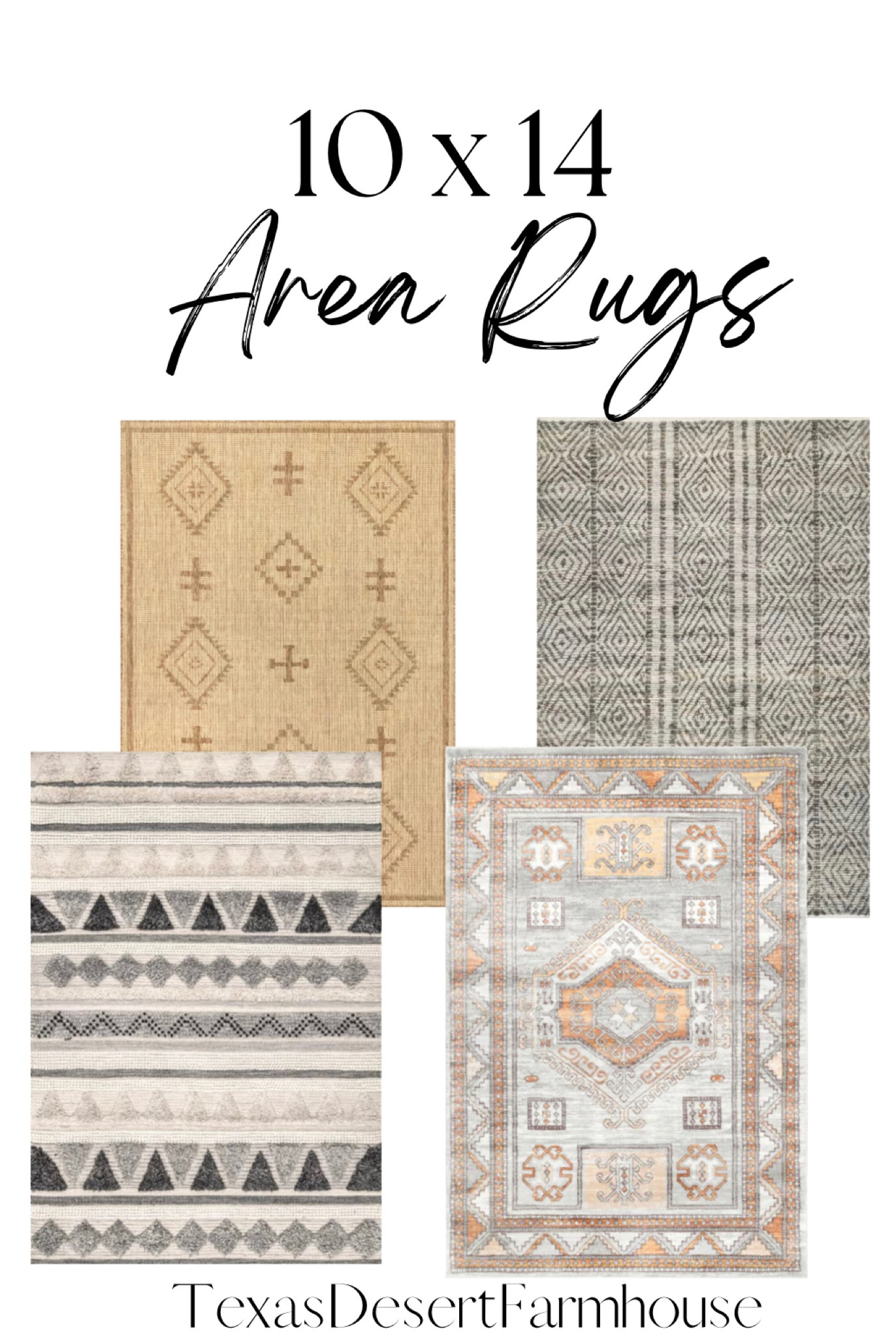 10 x 14 Area Rugs on Sale this Memorial Day Weekend 

#memorialdayweekendsale #sale #clearance #discount #abstractarearugs #arearugs #rug #rugs #livingroomrug #indooroutdoorrug #qualityrugs #geometricrugs #bedroomrug #diningroomrug 

Beige Sonia Geometric Indoor/Outdoor 9' 6" x 12' Area Rug

Orange Faded Geometric 10' x 14' Area Rug

Dark Gray May Diamond Lattice 10' x 14' Area Rug

Gray Wool Textured 10' x 13' Area Rug

#LTKsalealert #LTKstyletip #LTKhome