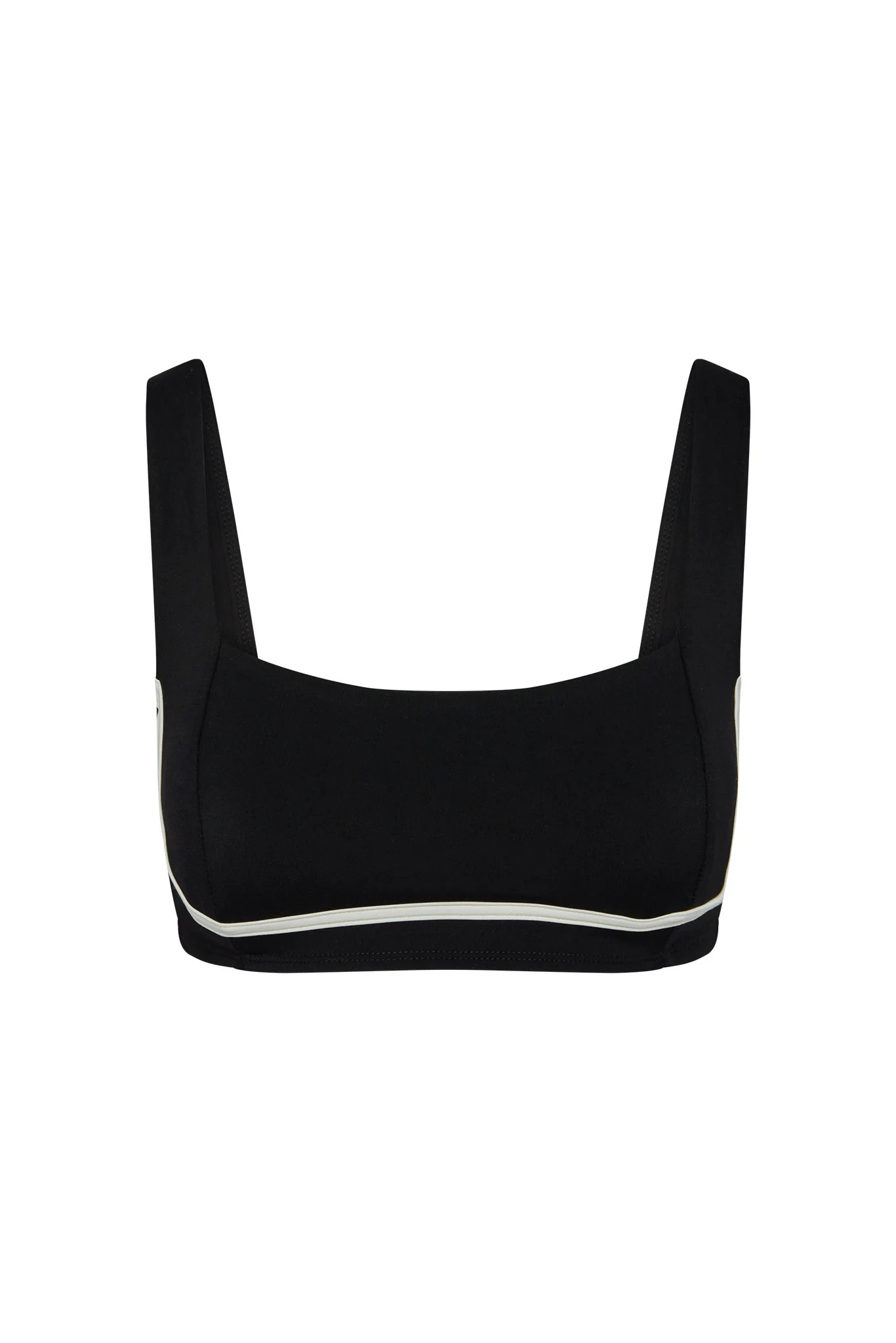 Zion Bra - Black/Ivory | Monday Swimwear