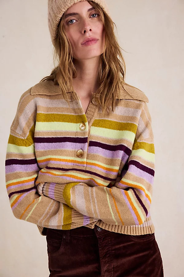 Trading Up Striped Polo | Free People (Global - UK&FR Excluded)