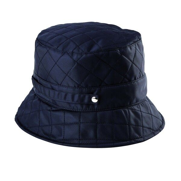 San Diego Hat Company Quilted Rain Hat with Packable Strap SDH3402 Black | Bed Bath & Beyond