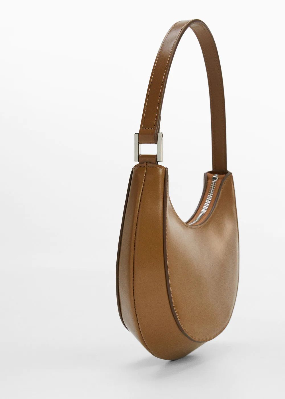 Oval short handle bag -  Women | Mango United Kingdom | MANGO (UK)