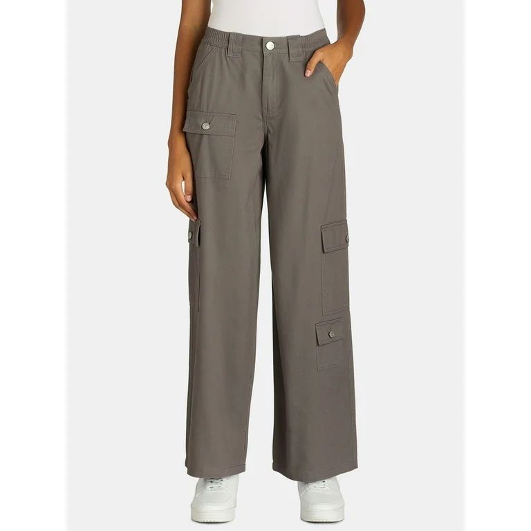 Madden NYC Women's Loose Fit Cargo Pants, 31" Inseam, Sizes XXS-XXL | Walmart (US)