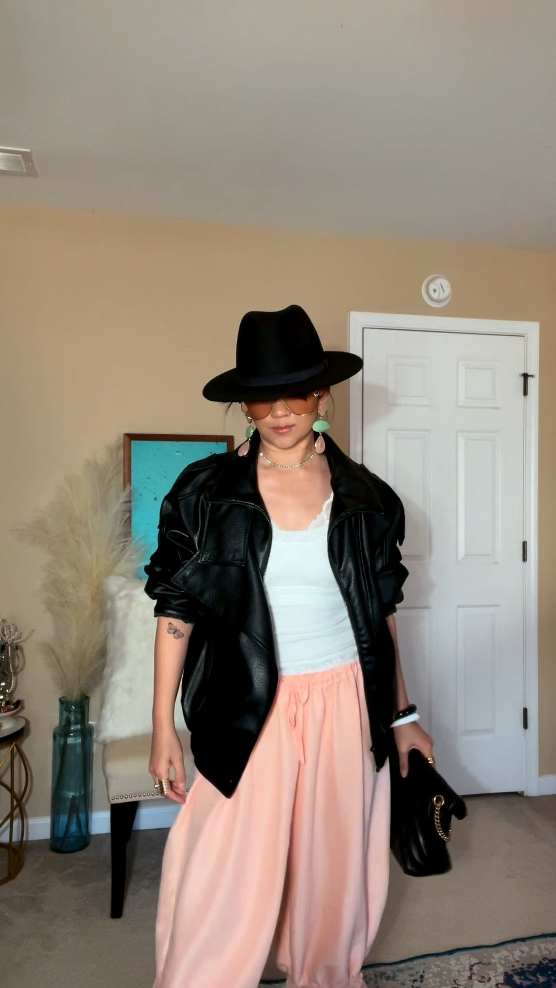 Saturday OOTD
A combination of soft and edgy. Lace+Leather.

#LTKootd #LTKOver40