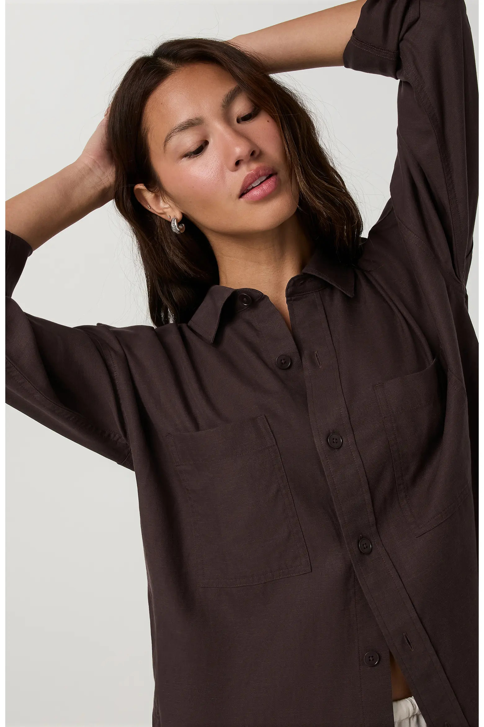 Vuori Trestles Twill Button-Up Shirt (Women) | Nordstrom | Nordstrom
