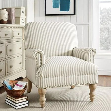 Dorel Living Jaya Accent Chair, Beige | Walmart (US)