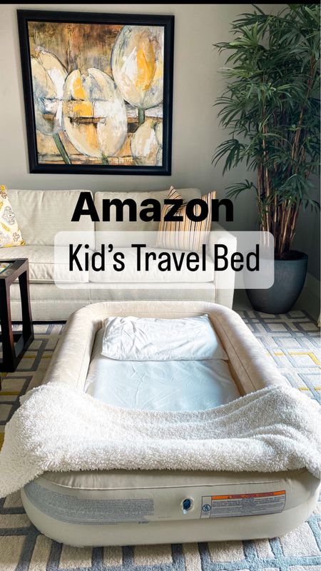 These Amazon travel beds are the best way to get sleep on vacation! My kid’s actually prefer these over a real bed.  We always pack these travel beds even if we are just going to have a sleepover at our cousins! Also, we have both beds linked.  The main difference is the size of the bumpers. I would put younger kids in the one with larger bumpers. 

#LTKFind #LTKhome #LTKkids