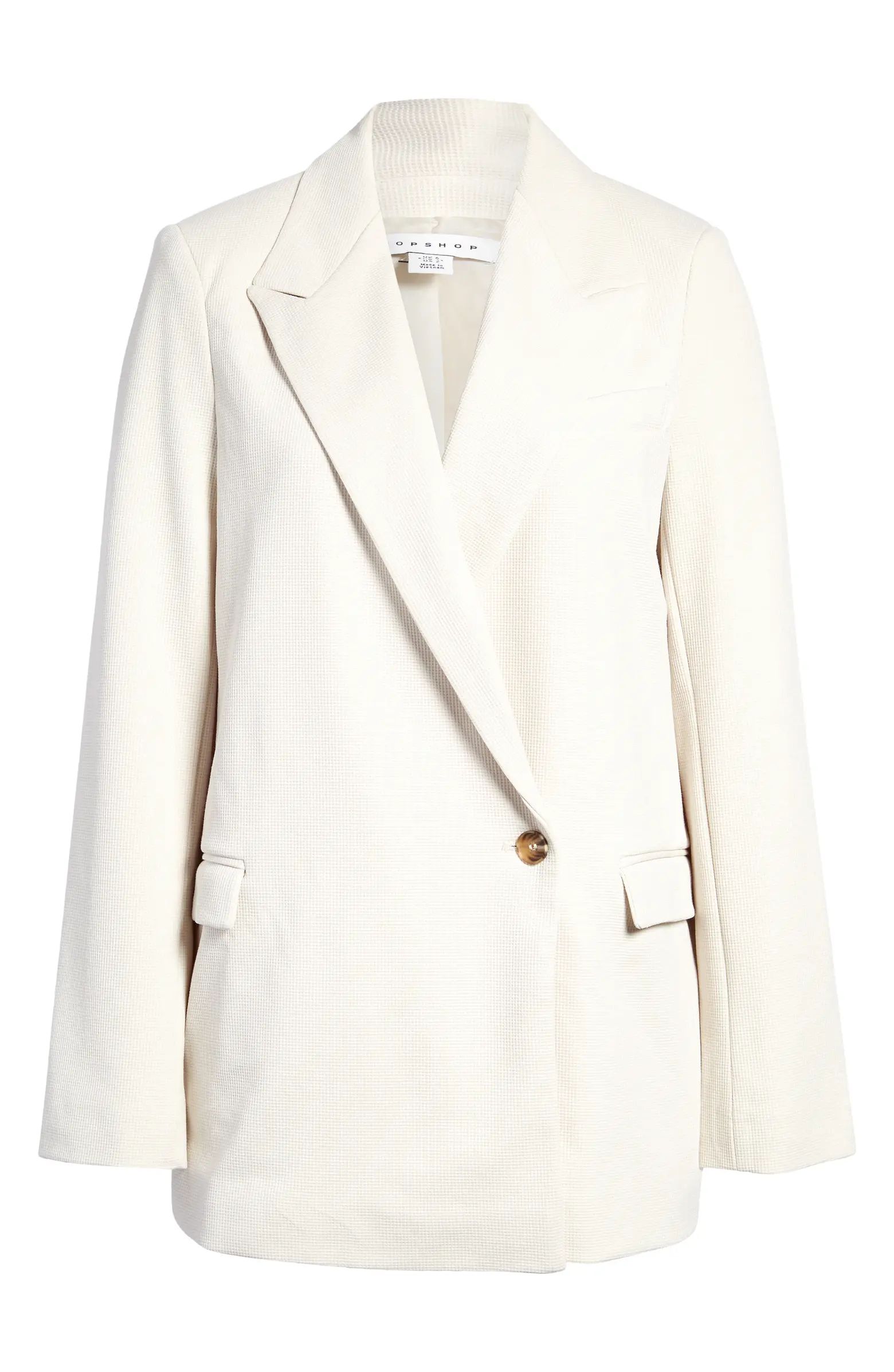 Topshop Women's Textured Ponte Suit Jacket | Nordstrom | Nordstrom