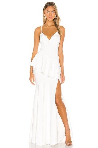 Katie May Arriba Dress in Ivory from Revolve.com | Revolve Clothing (Global)