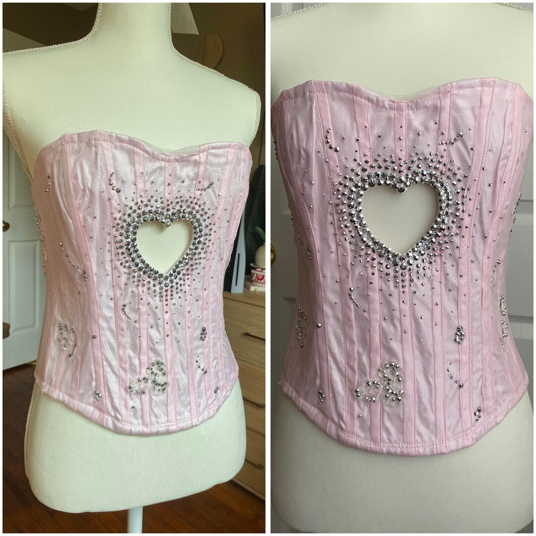 Heart Cutout Corset Sizes XS, S, M ,L, XL - Etsy | Etsy (US)