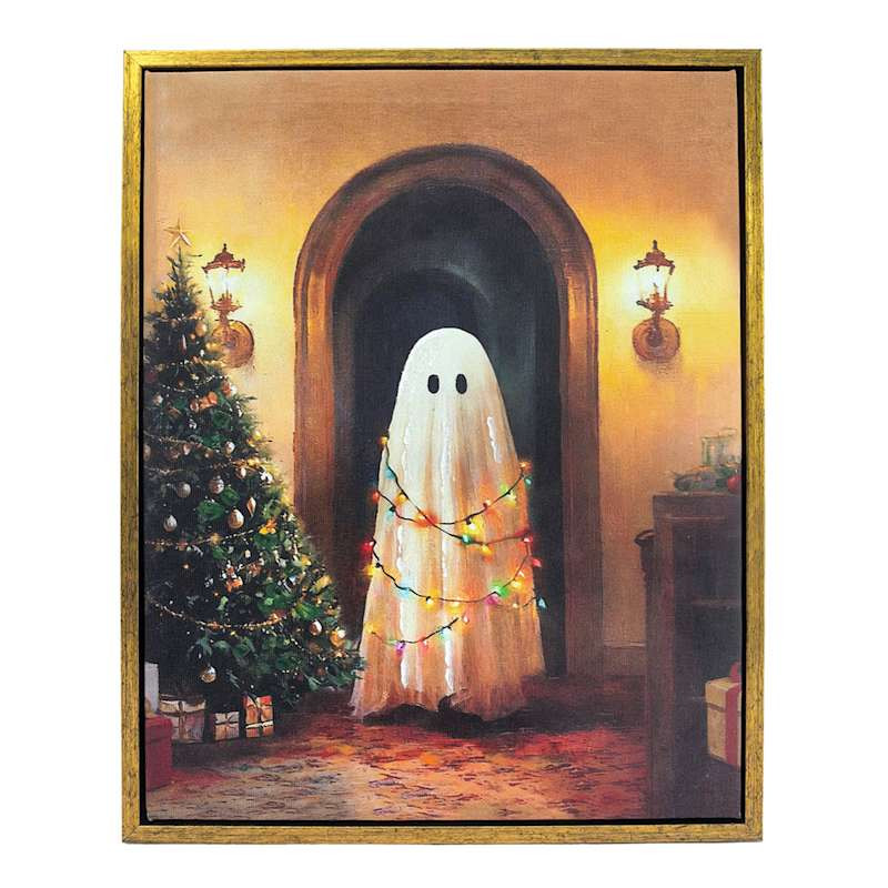 LED Ghost Lights Wall Art, 11x14 | At Home
