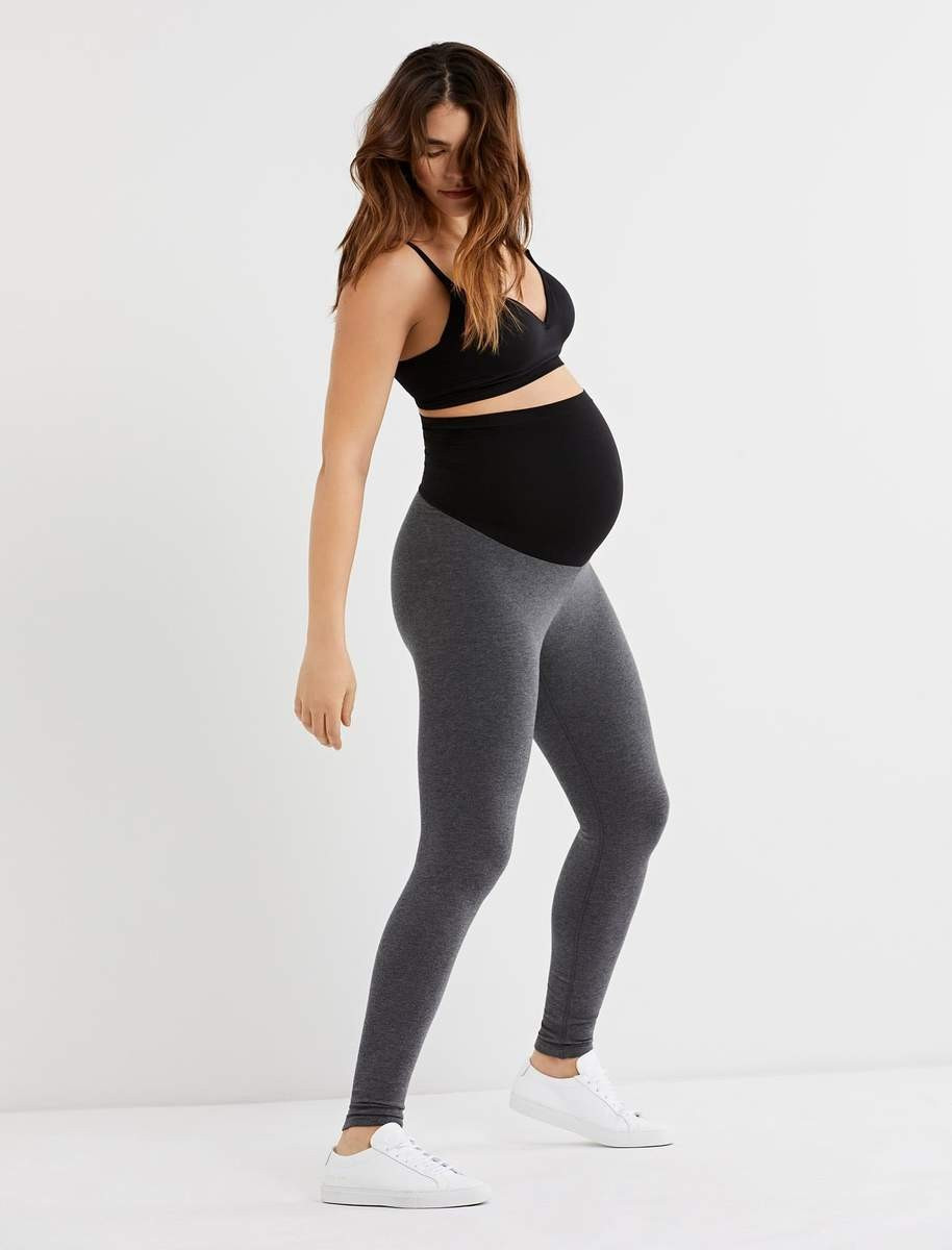 Secret Fit Belly French Terry Maternity Leggings | A Pea In The Pod