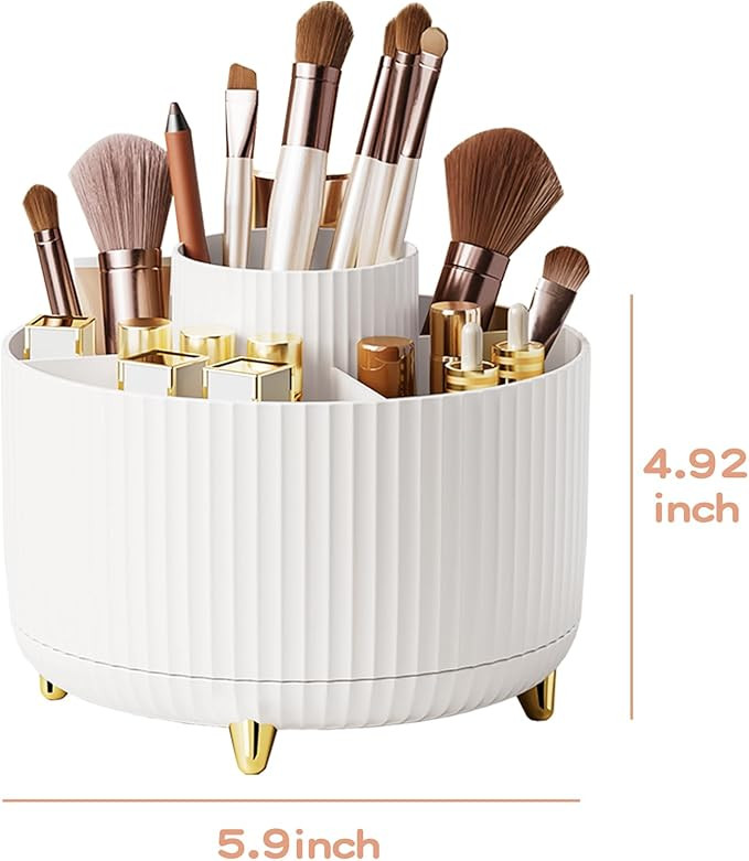360° Rotate Makeup Brush Holder Organizer, Makeup Organizers Countertop, Makeup organization and... | Amazon (US)