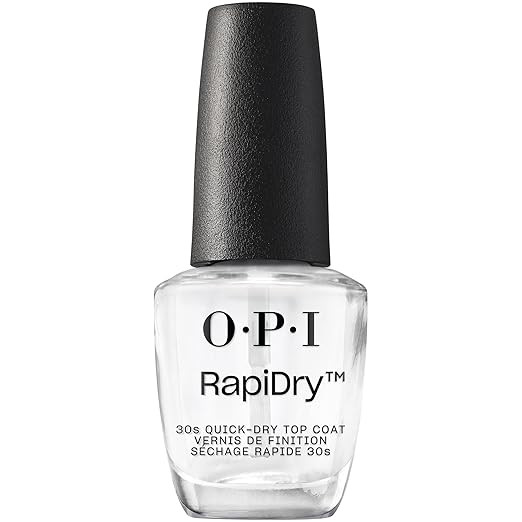 OPI Nail Lacquer Top Coat | Clear Nail Polish Top Coats | Classic, Quick Drying, High Shine, Gel-... | Amazon (US)