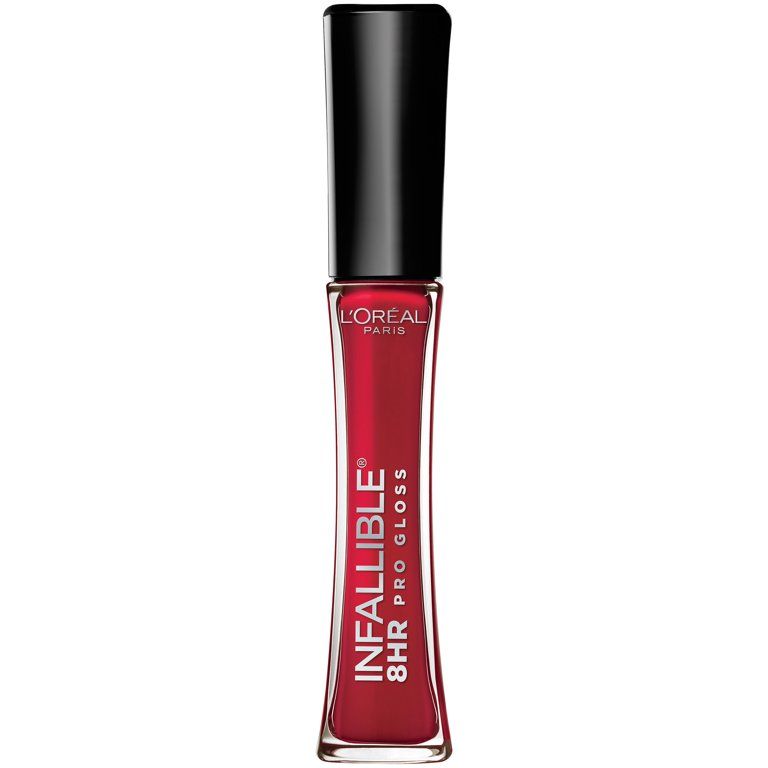 L'Oreal Paris Infallible 8 Hour Pro Lip Gloss, hydrating finish, Red Fatale, 0.21 fl. oz. - Walma... | Walmart (US)