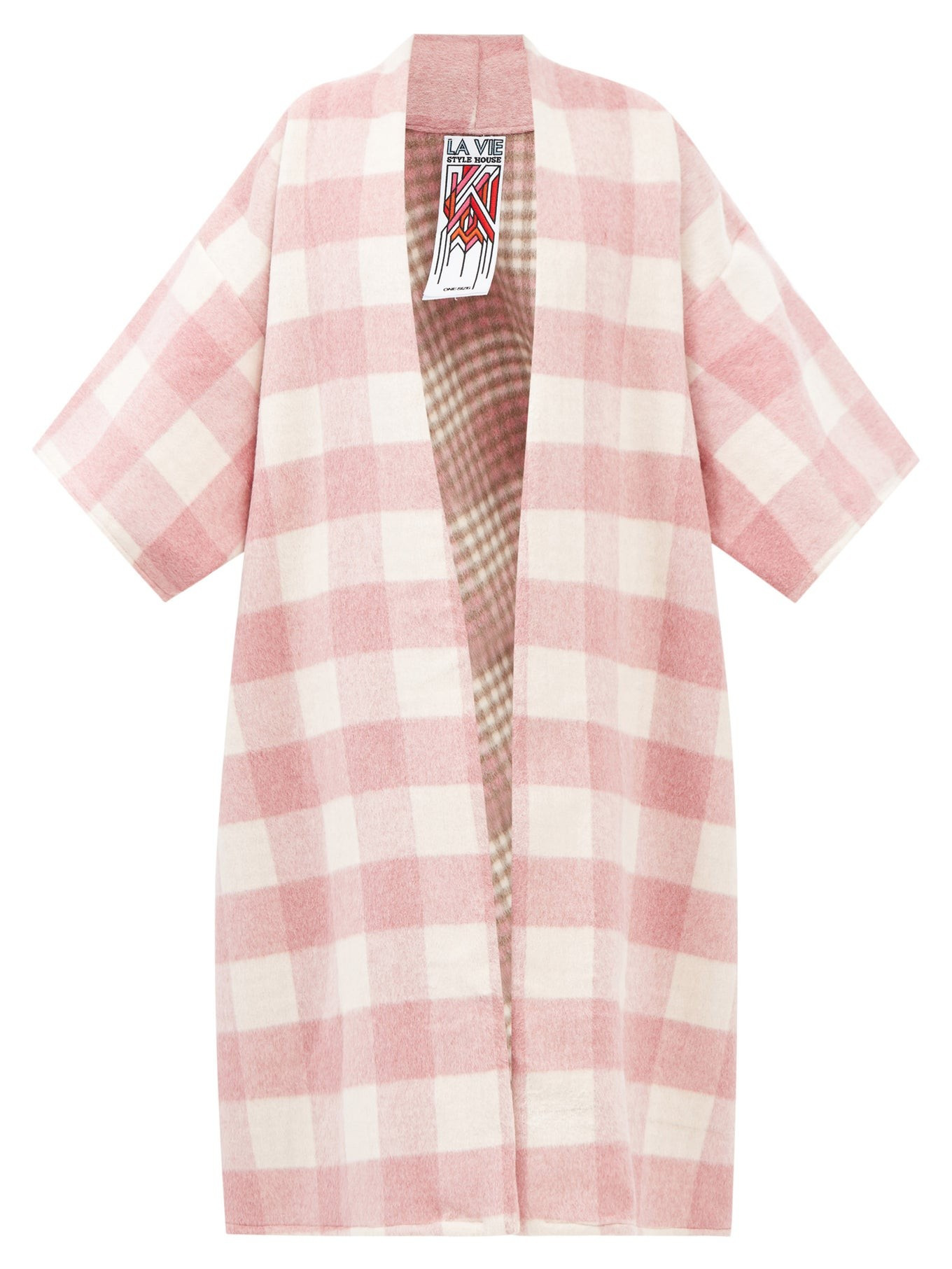 Oversized plaid wool coat | La Vie Style House | Matches (US)