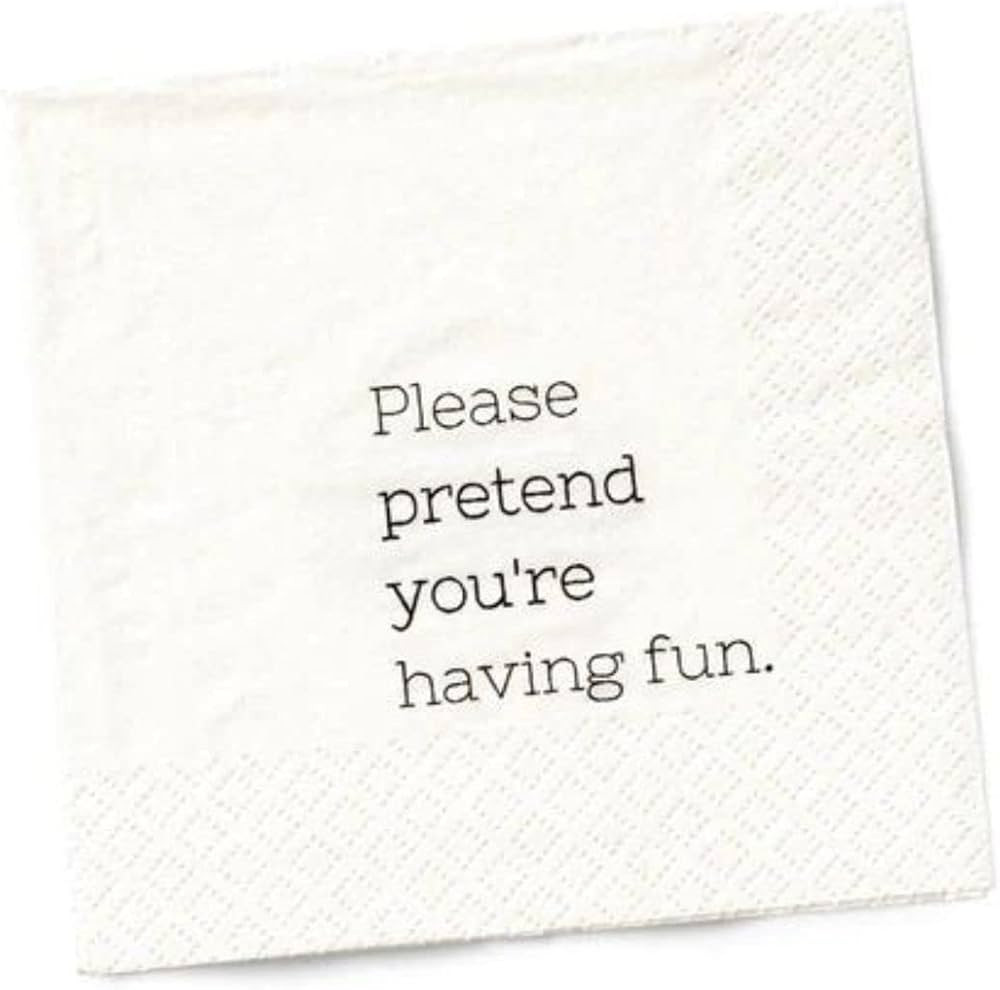Funny Napkins Boutique Cocktail Napkins - Perfect for any Celebrations 5"X5" (20 Pack) (PLEASE PR... | Amazon (US)