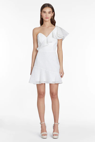 McKinnon Mini Dress Gingham Organza | Amanda Uprichard