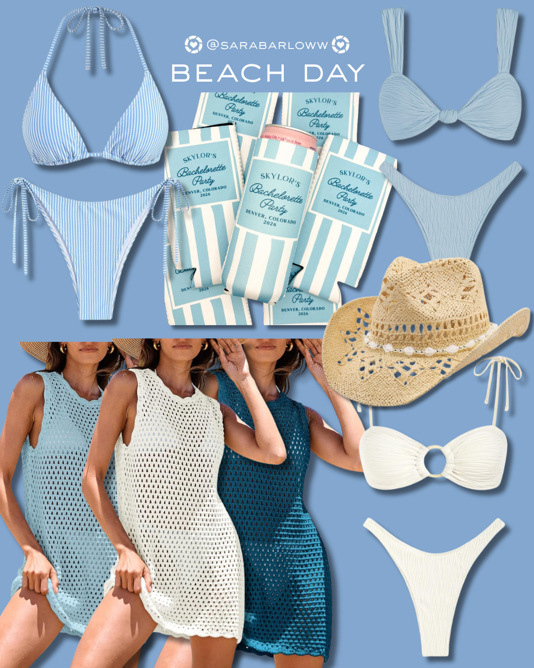 it's beach day for your favorite bachelorette! check out these last toast on the coast beach day inspo pieces. celebrate your favorite coastal cowgirl bride to be!  

 #LTKFestival #LTKSeasonal #LTKSwim