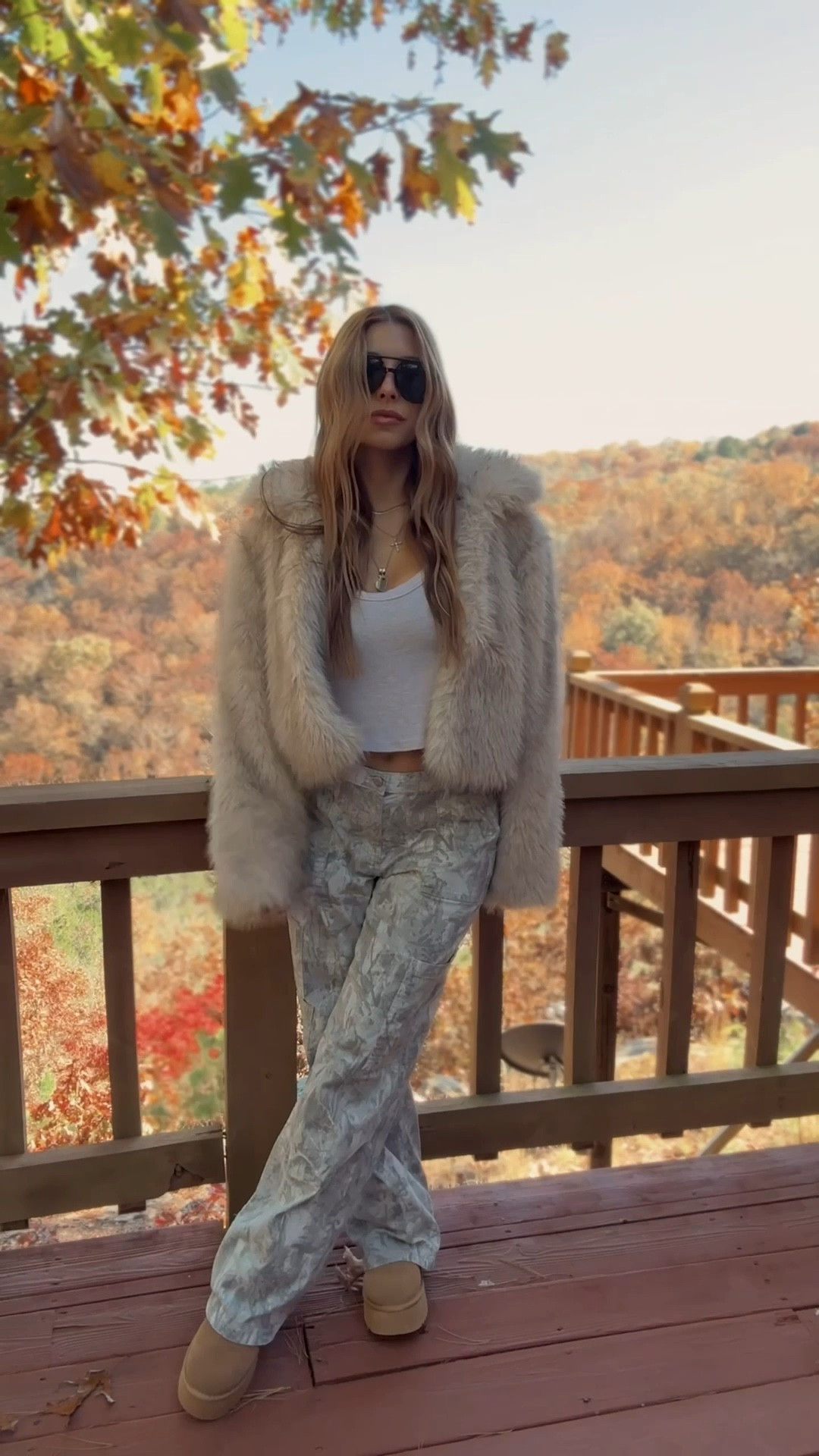 Camo pants & fur jacket  

#LTKStyleTip #LTKPetite #LTKFindsUnder50