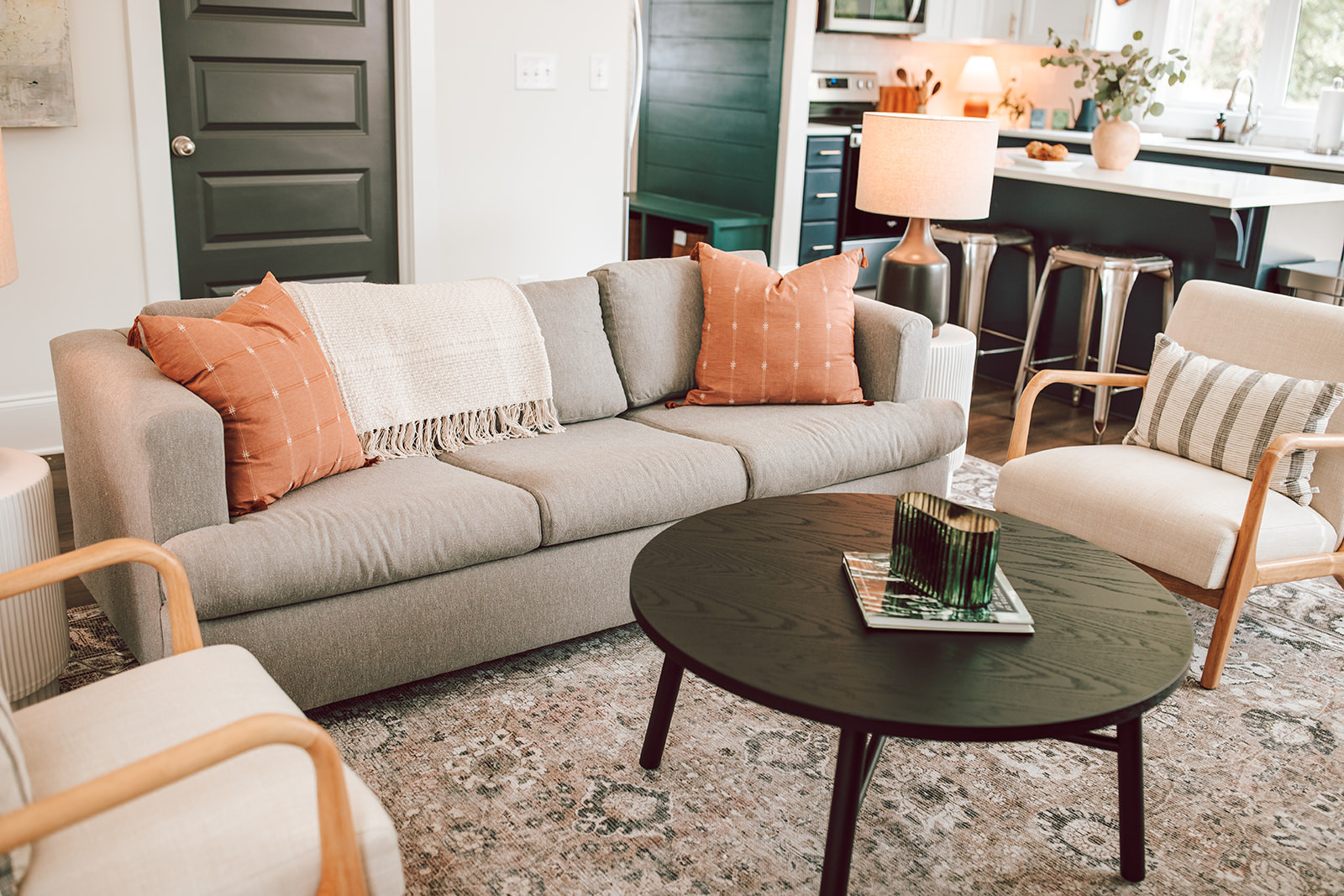 The living room guests photograph before they unpack. Every piece is shoppable. #LTKhome 

 