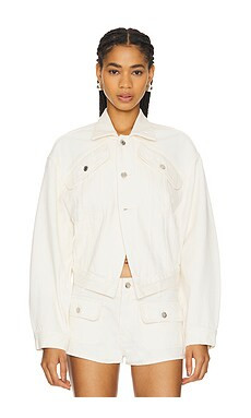 GRLFRND Amelia Oversized Cinched Waist Jacket in Western Canyon from Revolve.com | Revolve Clothing (Global)