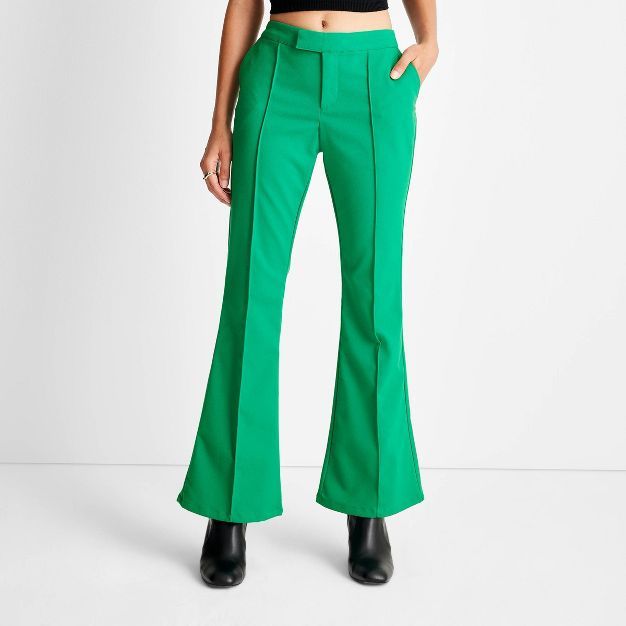 Women's Mid-Rise Flare Pants - Future Collective™ with Kahlana Barfield Brown | Target