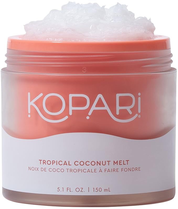 Kopari Tropical Coconut Melt | Multi Purpose Skin Moisturizer, 100% Unrefined Coconut Oil Skin Ca... | Amazon (US)