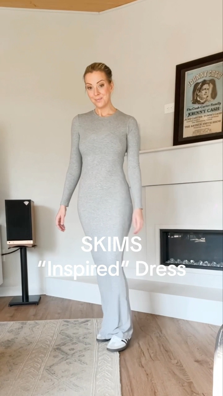 After living in this dress the last 2 weeks (it’s that great) — this Skims inspired dress needs its own moment. It’s only 1% off from the exact fabric, and it’s a microrib, so this is as close as it gets. 

I’m definitely getting more — which color should I get next?

Shop it here: https://amzn.to/3Q12xKC

5’8” — wearing size small. Size up for a more relaxed fit 

#amazonfashion #styleblogger #skims #greenvillesc #scblogger #over35 #neutralstyle #minimalchic #ltkunder50

#LTKxPrime #LTKfindsunder50 #LTKover40