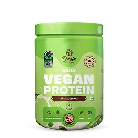 Origin Nutrition 100% Natural Vegan Protein Powder Unflavoured with 25g Plant Based Protein Gluten F | Walmart (US)