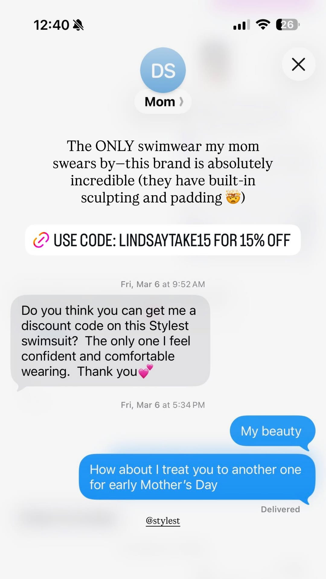 The ONLY swimwear my mom swears by! Use code LINDSAYTAKES15 

 #LTKmomlife #LTKSwim