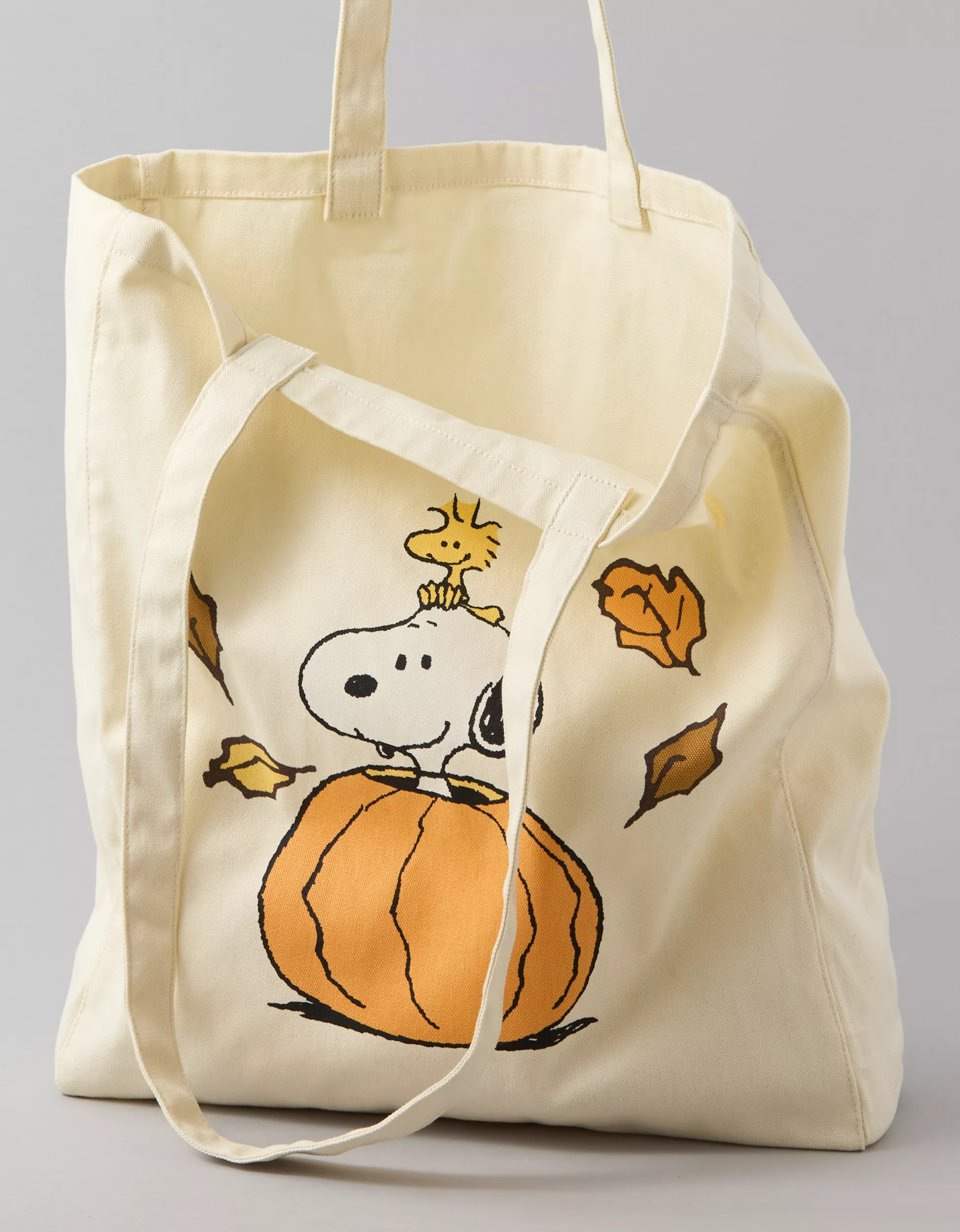 AE Peanuts Fall Tote Bag | American Eagle Outfitters (US & CA)