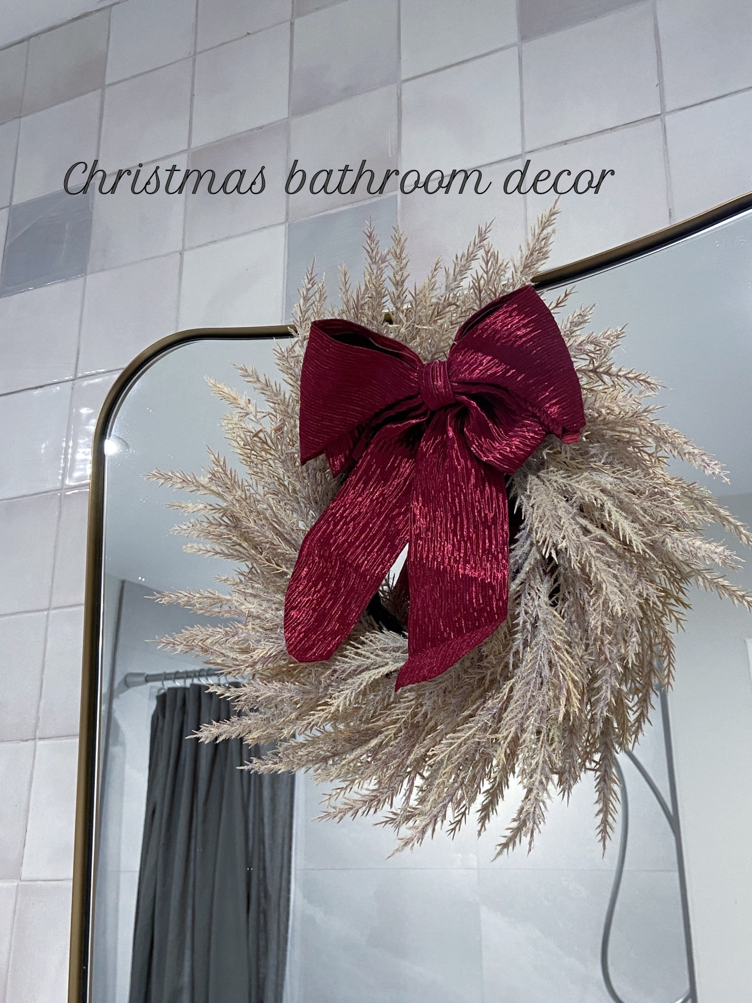 Christmas bathroom decor 

#LTKSeasonal #LTKHoliday #LTKHome