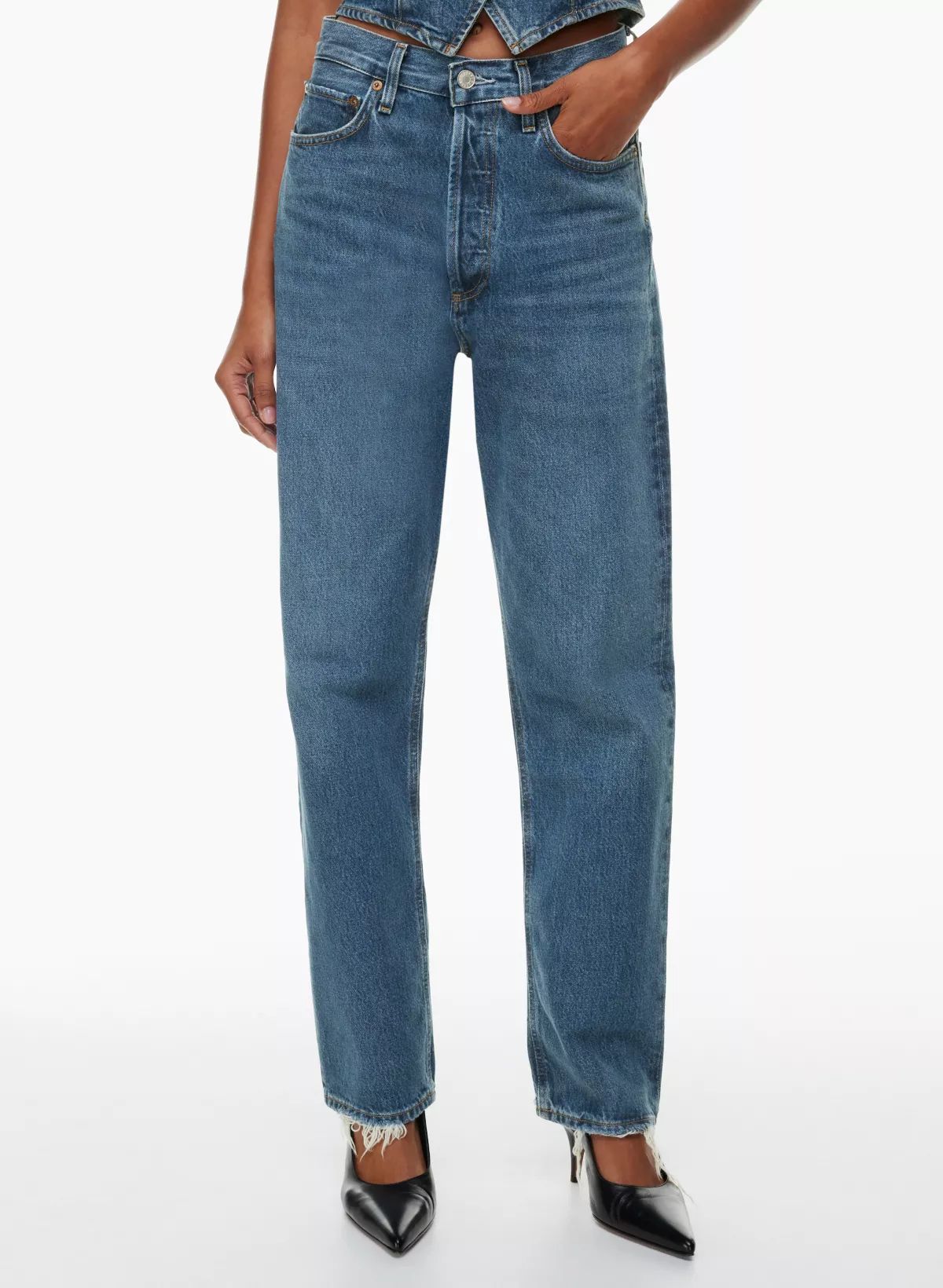 '90S PINCH WAIST JEAN | Aritzia