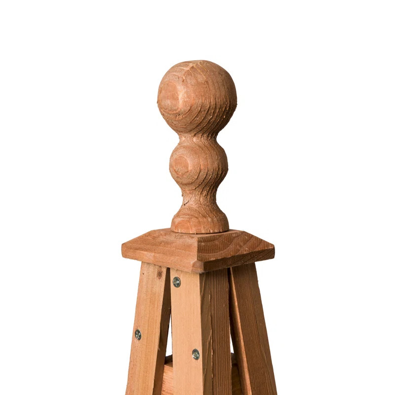 Caydenn 67.5'' H x 14.5'' W Wood Obelisk Trellis | Wayfair North America