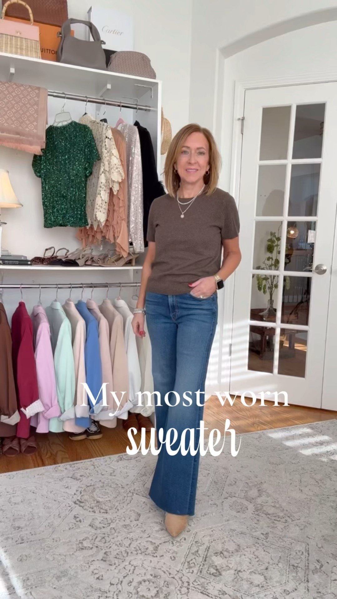 My most worn sweater of the year… a cashmere sweater. 
I’ve collected it in several colors because when something feels this good and works with everything from jeans to joggers, why fight it?
If you’re looking for the one piece you’ll reach for on repeat this season, this is it. 👇🏼✨

Short sleeve $45
Long Sleeve $50


#LTKPetite #LTKootd #LTKOver40