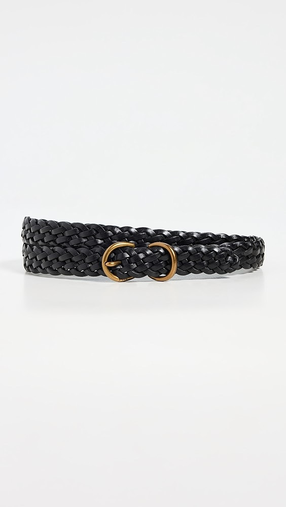 Polo Ralph Lauren 18mm Skinny Vachetta Braided Belt | Shopbop | Shopbop