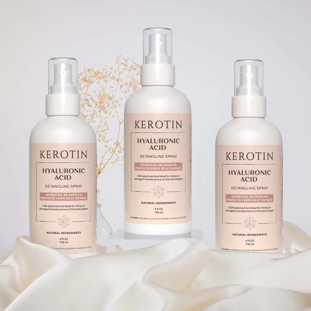Hyaluronic Acid Detangling Spray- 3 Month | Kerotin
