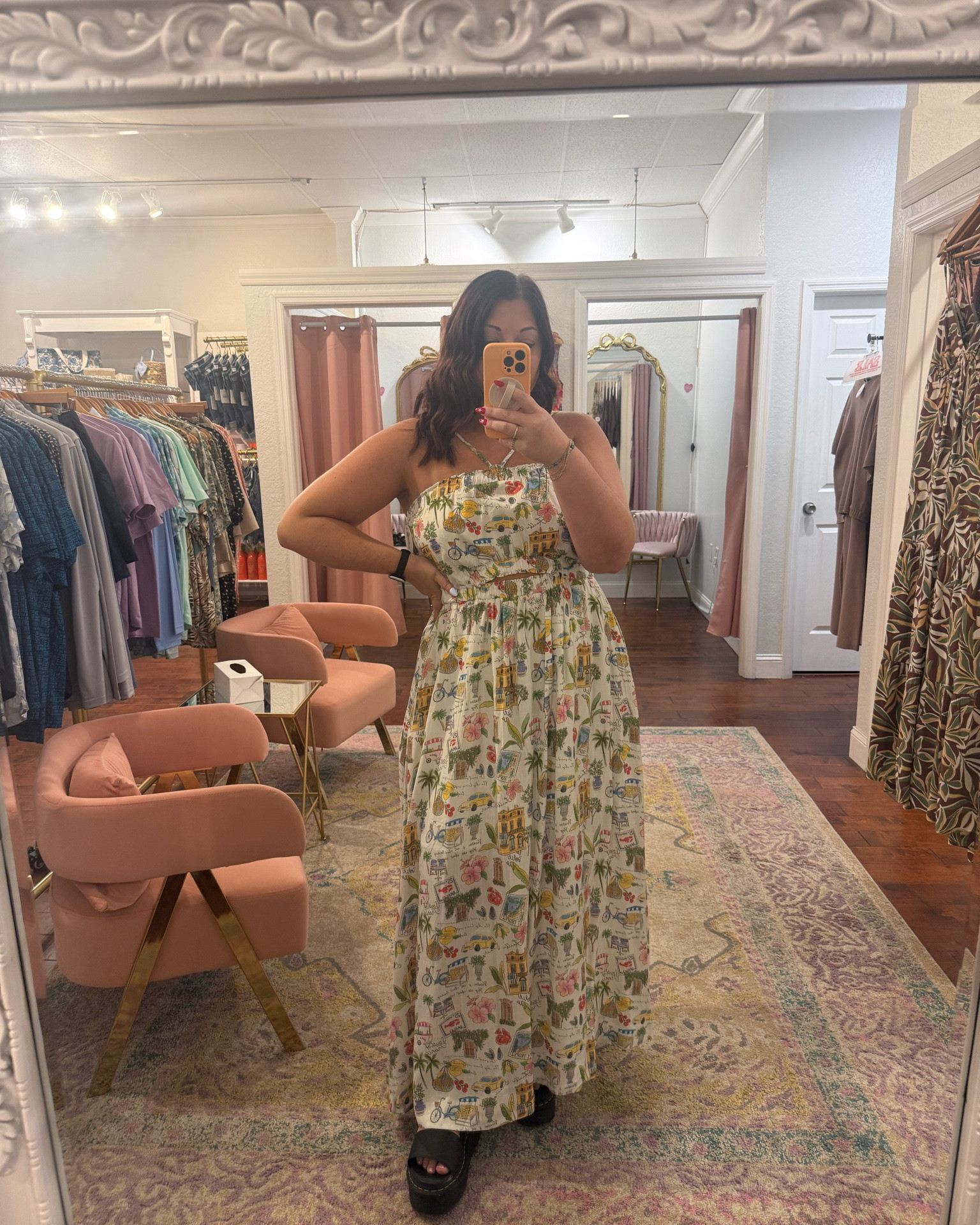 ✨ Vacation vibes in dress form! This printed maxi is such a fun statement piece, and I love that it’s lightweight, comfortable, and easy to dress up or down. Bonus: if maxi dresses aren’t your thing, this exact print also comes in a romper! 🌴☀️ 

Wearing a size large in the dress.

#LTKootd #LTKTravel #LTKMidsize