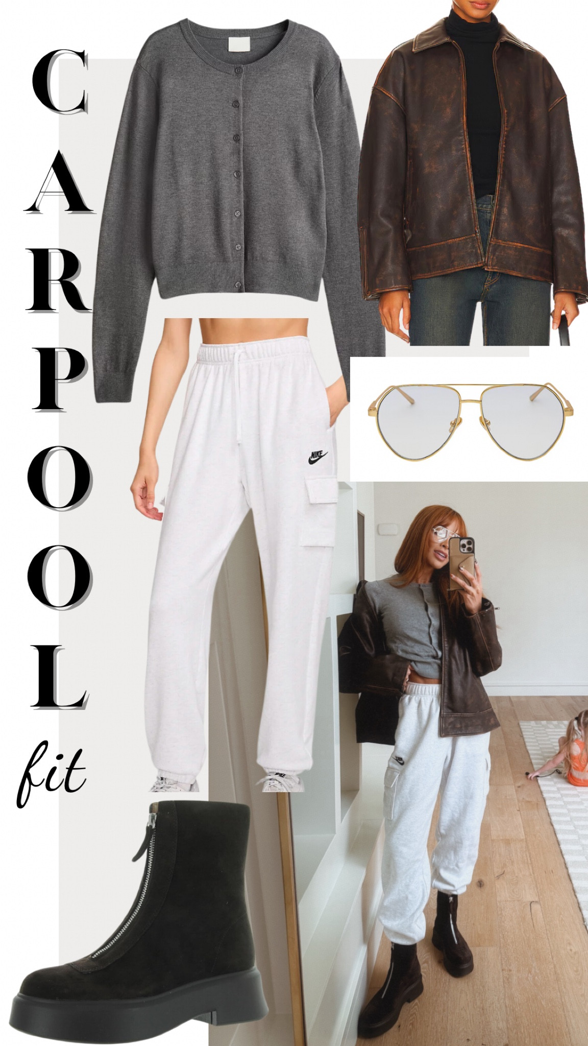 Carpool/tumbling mom mode

Cardigan XS
Jacket xs
Sweats xs
Boots TTS

#LTKFindsUnder100 #LTKShoeCrush #LTKStyleTip