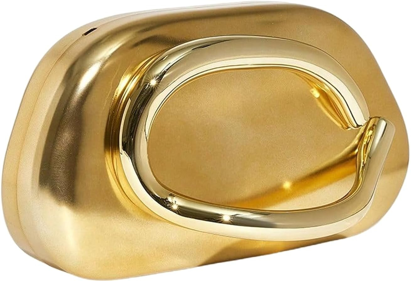 Floerns Women's Metal Evening Handbag Party Clutch Purse Trendy Crossbody Bag | Amazon (US)