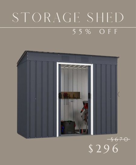 55% OFF this Storage Shed

Target outdoor furniture sale alert deal finder she shed tool shed storage unit garage home finds

#LTKSaleAlert #LTKFindsUnder100 #LTKHome