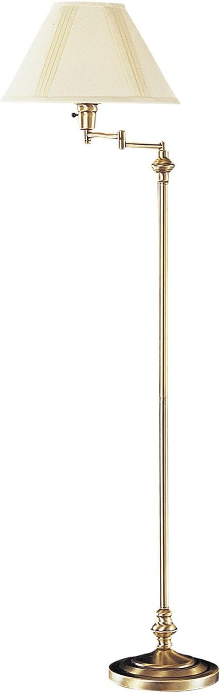 Cal Lighting BO-314-AB Transitional Swing Arm Floor Lamp, Antique Bronze | Amazon (US)